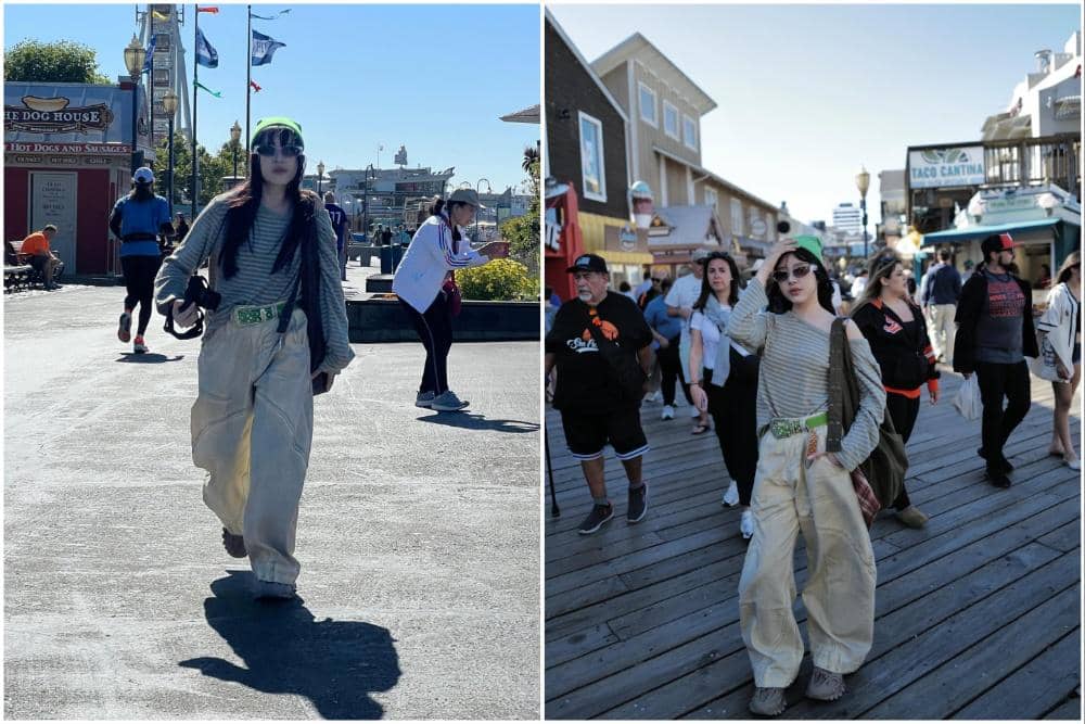 10 Potret Tiara Andini Jalan-jalan di Pier 39 San Fransisco, Enjoy!