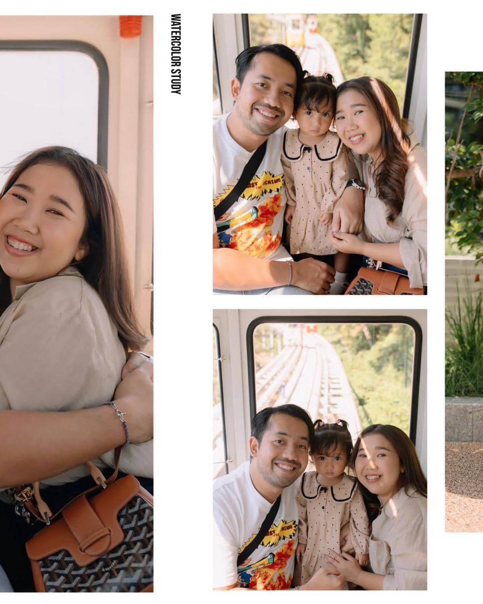Kiky Saputri liburan di Busan bersama suami dan buah hati
