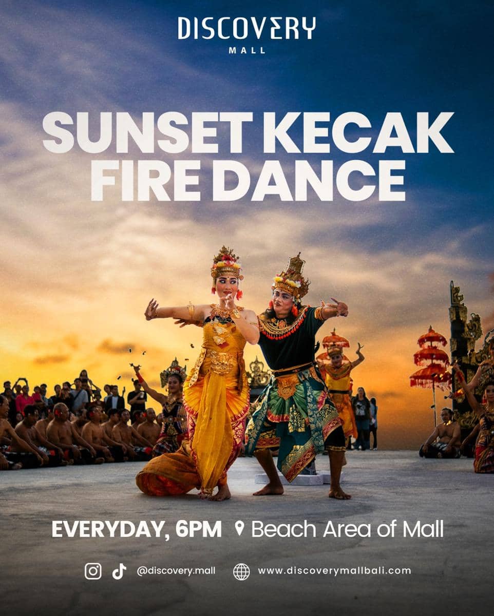 pertunjukan Tari Kecak di Discovery Mall Bali (instagram.com/discovery.mall)