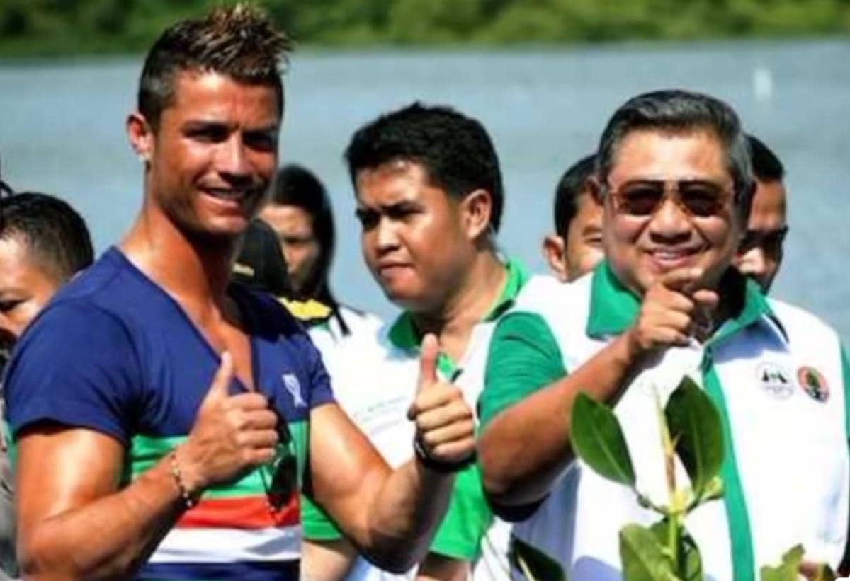 Cristiano Ronaldo saat berkunjung ke Bali. (Dok. IDN Times/Istimewa)