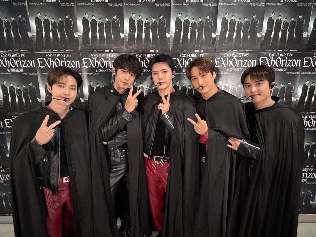 EXO saat konser di Jakarta (x.com/weareoneEXO)