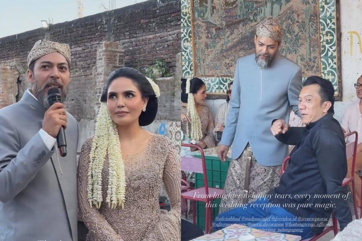 7 Potret Resepsi Pernikahan Alex Abbad, Dihadiri Sahabat Artis