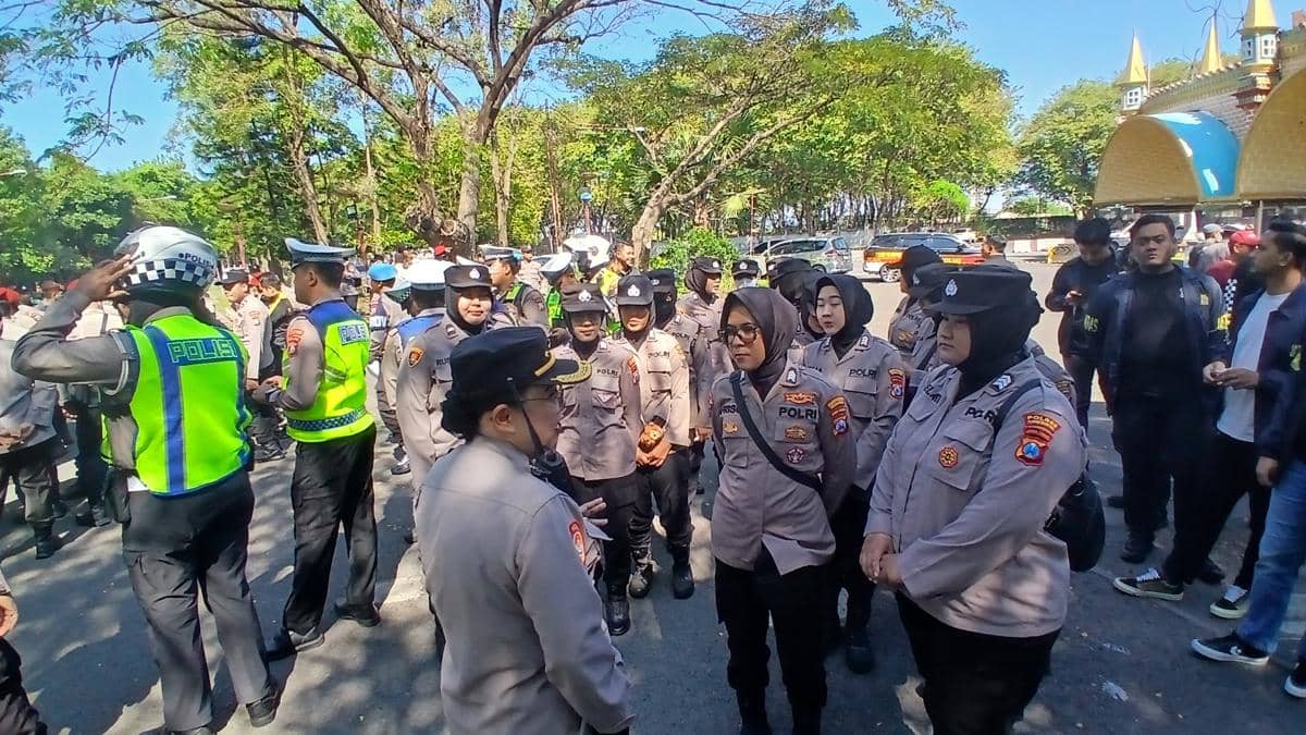 Pengesahan Anggota Perguruan Silat di Surabaya, 696 Personel Siaga