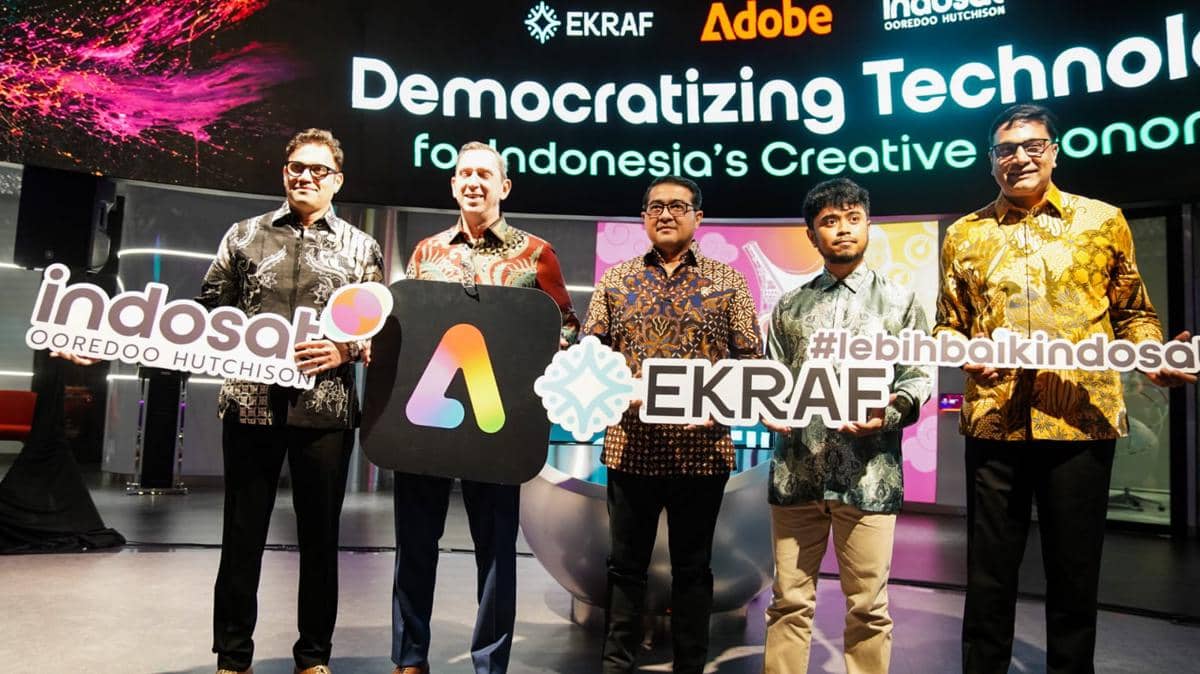 Indosat, Adobe dan Kemenekraf Kolaborasi Pemanfaatan Teknologi dan AI