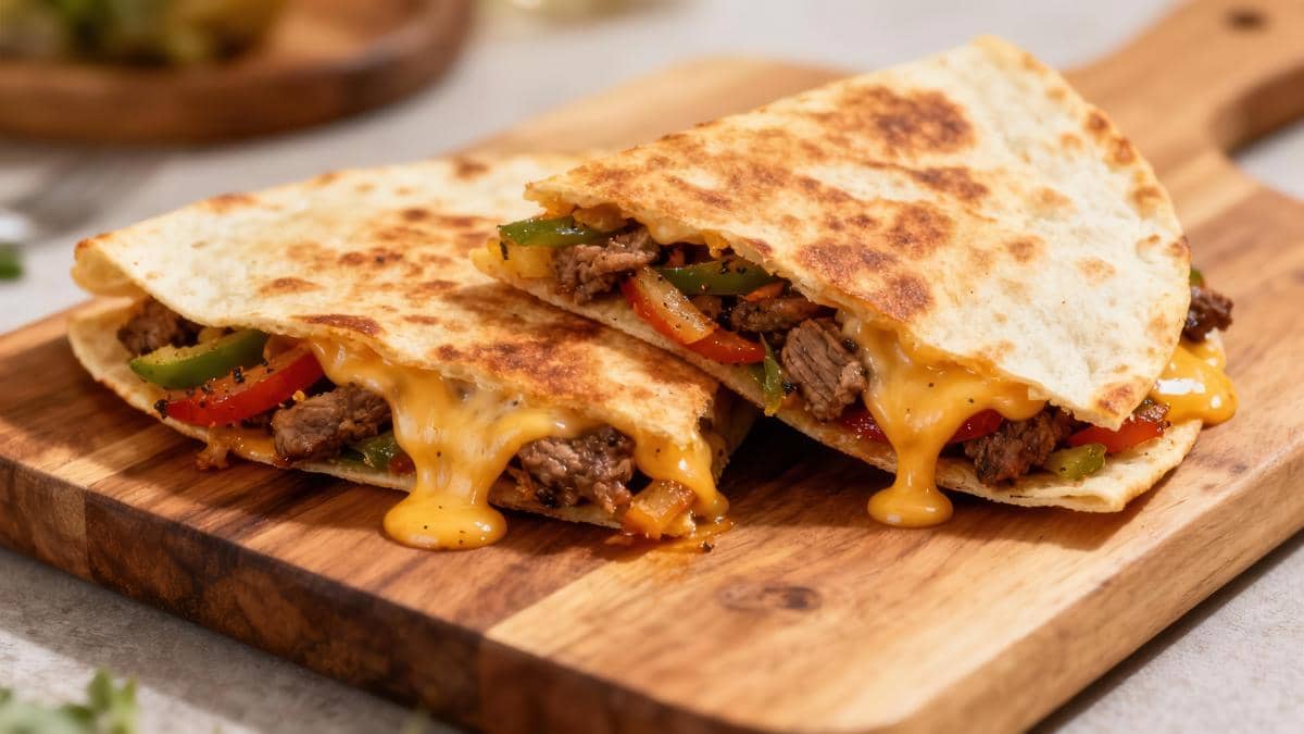ilustrasi quesadilla daging sapi