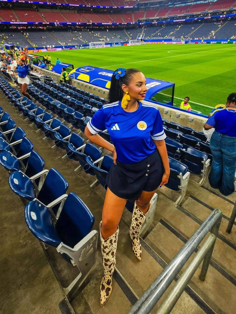 Potret Beauty Queen Nonton Laga Curacao vs Jerman di Piala Dunia 2026