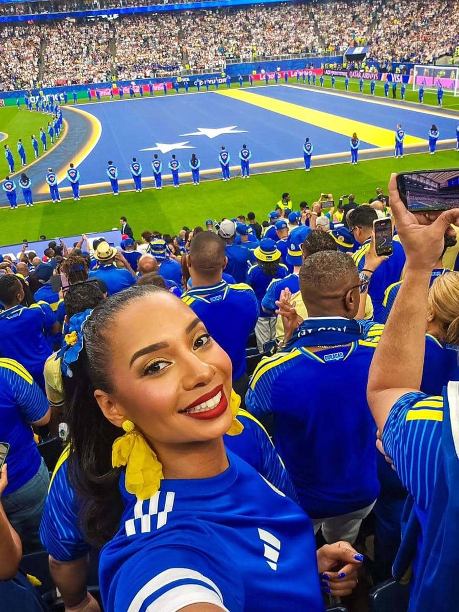 Potret Beauty Queen Nonton Laga Curacao vs Jerman di Piala Dunia 2026