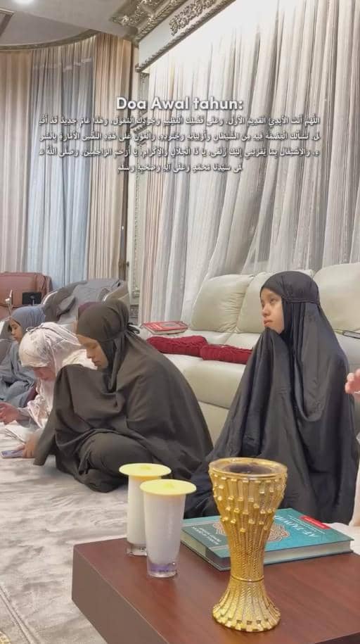 Keluarga Gen Halilintar Memperingati 1 Muharram (instagram.com/genifaruk)