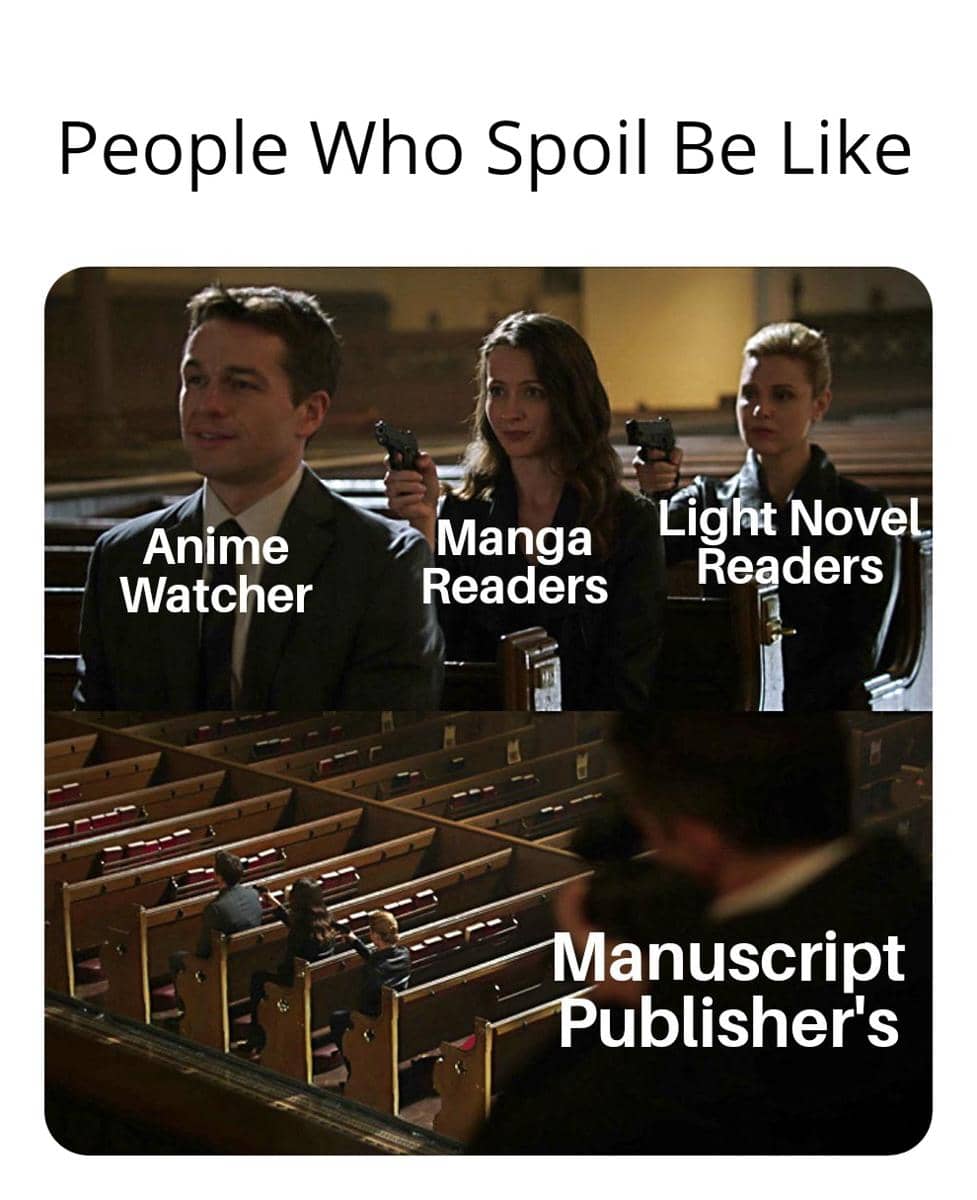 meme anime tentang pembaca light novel