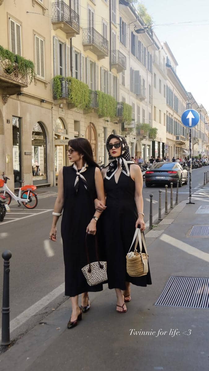 Enzy Storia, Febby Rastanty dan Hesti Liburan di Italia (instagram.com/enzystoria)