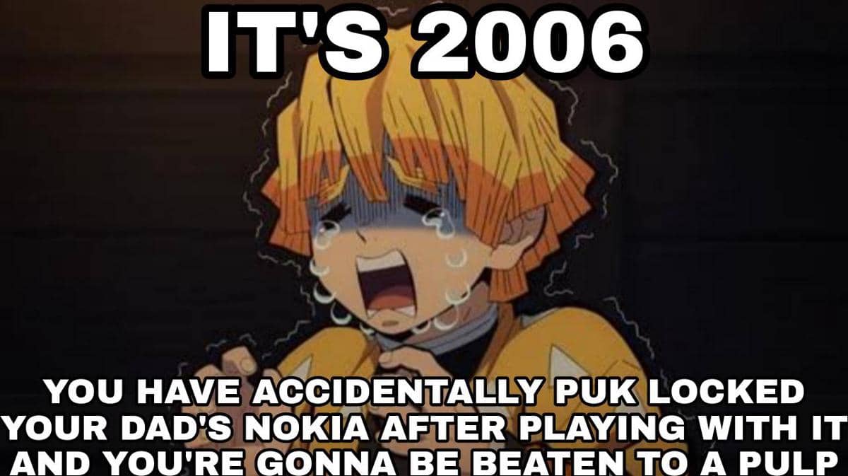 meme anime tentang dihukum orangtua