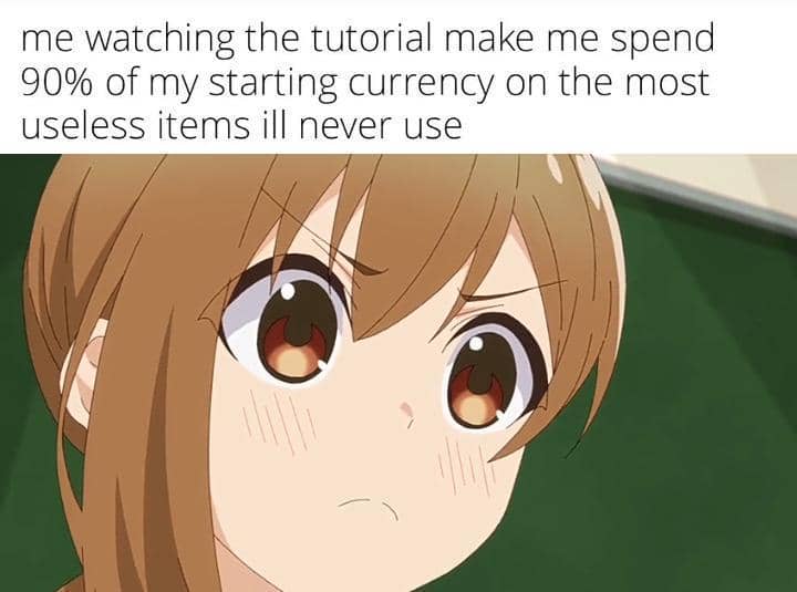 meme anime tentang tutorial