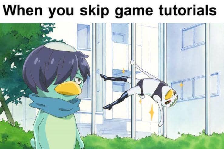 meme anime tentang tutorial