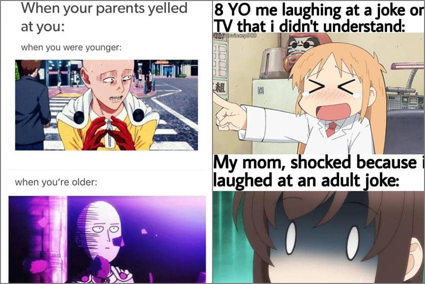 8 Meme Anime tentang Dihukum oleh Orangtua, Didikan Keras!