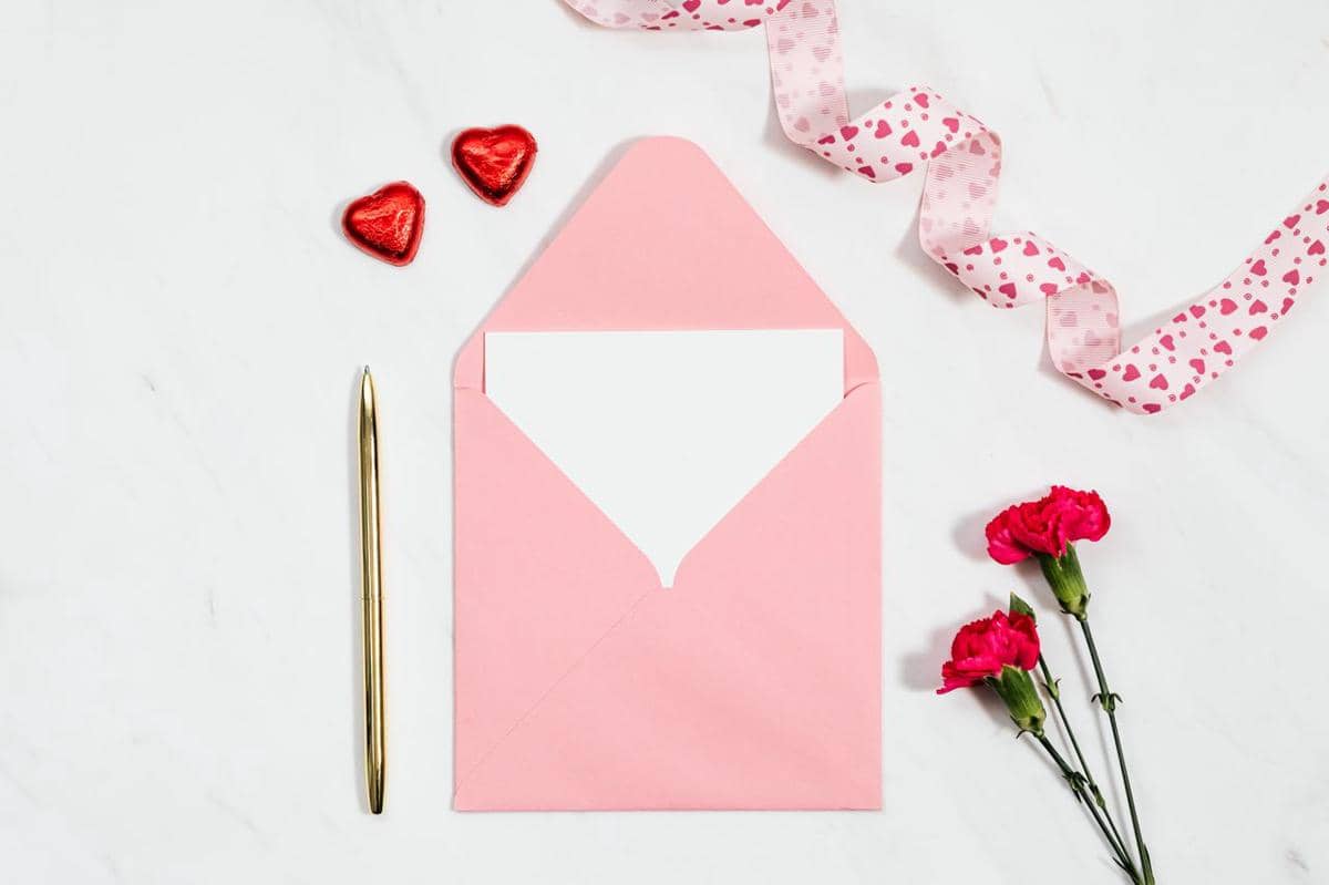 ilustrasi surat cinta