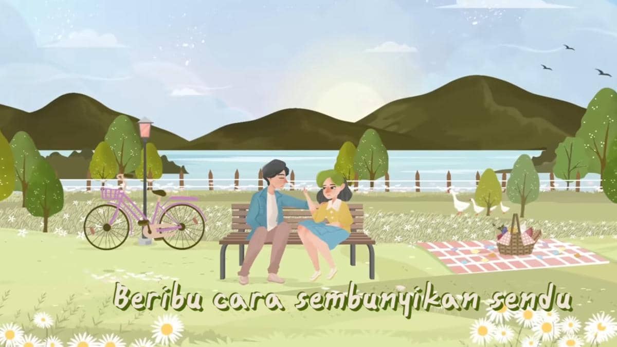 cuplikan video klip "Sekuat Sesakit"
