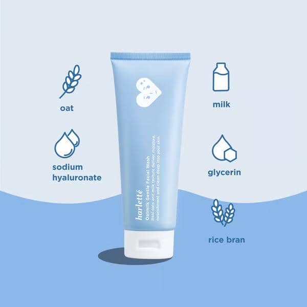 Harlette Oatmilk Gentle Facial Wash