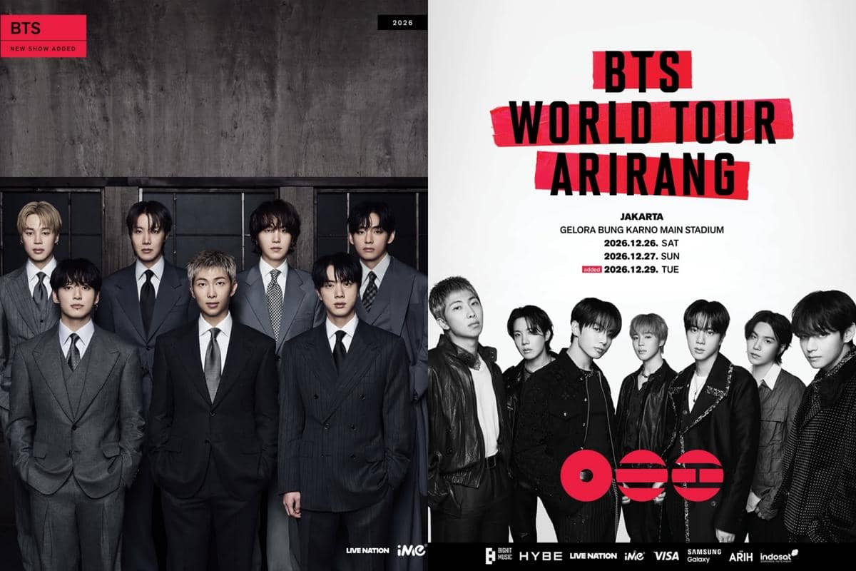 Konser BTS ARIRANG di Jakarta Nambah Jadi 3 Hari 