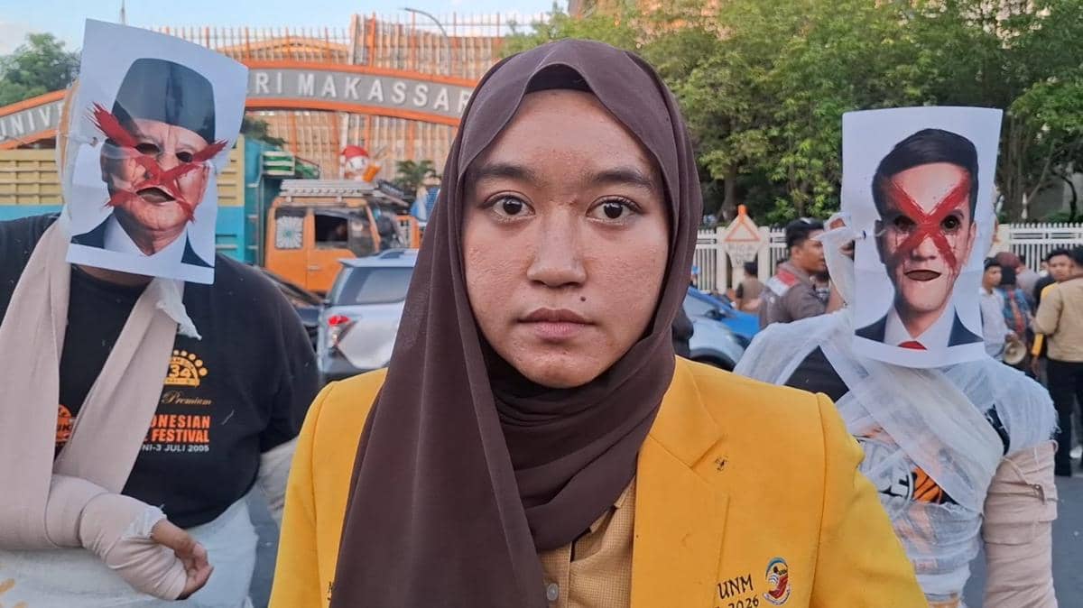 Presiden BEM UNM, Nur Intan Maharani Ilyas. (IDN Times/Darsil Yahya)
