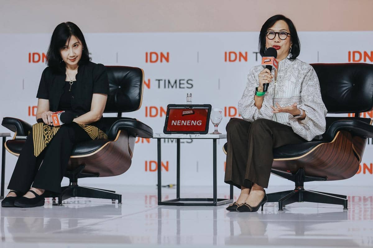 Neneng Goenadi hadir dalam acara Indonesia Summit 2026. (