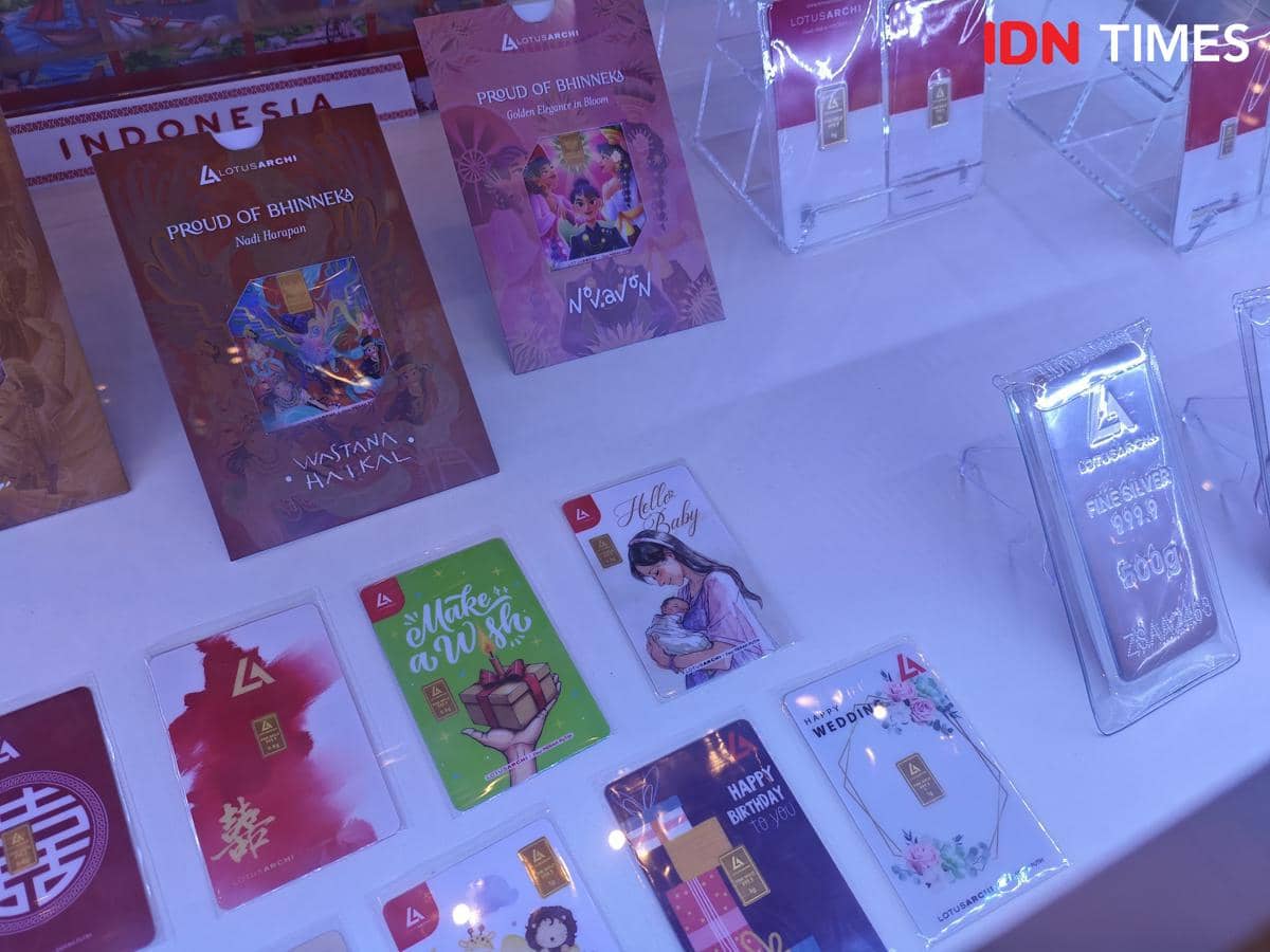 Contoh souvenir gift yang personalized dari Lotus Archi (IDN Times/Febriyanti Revitasari)