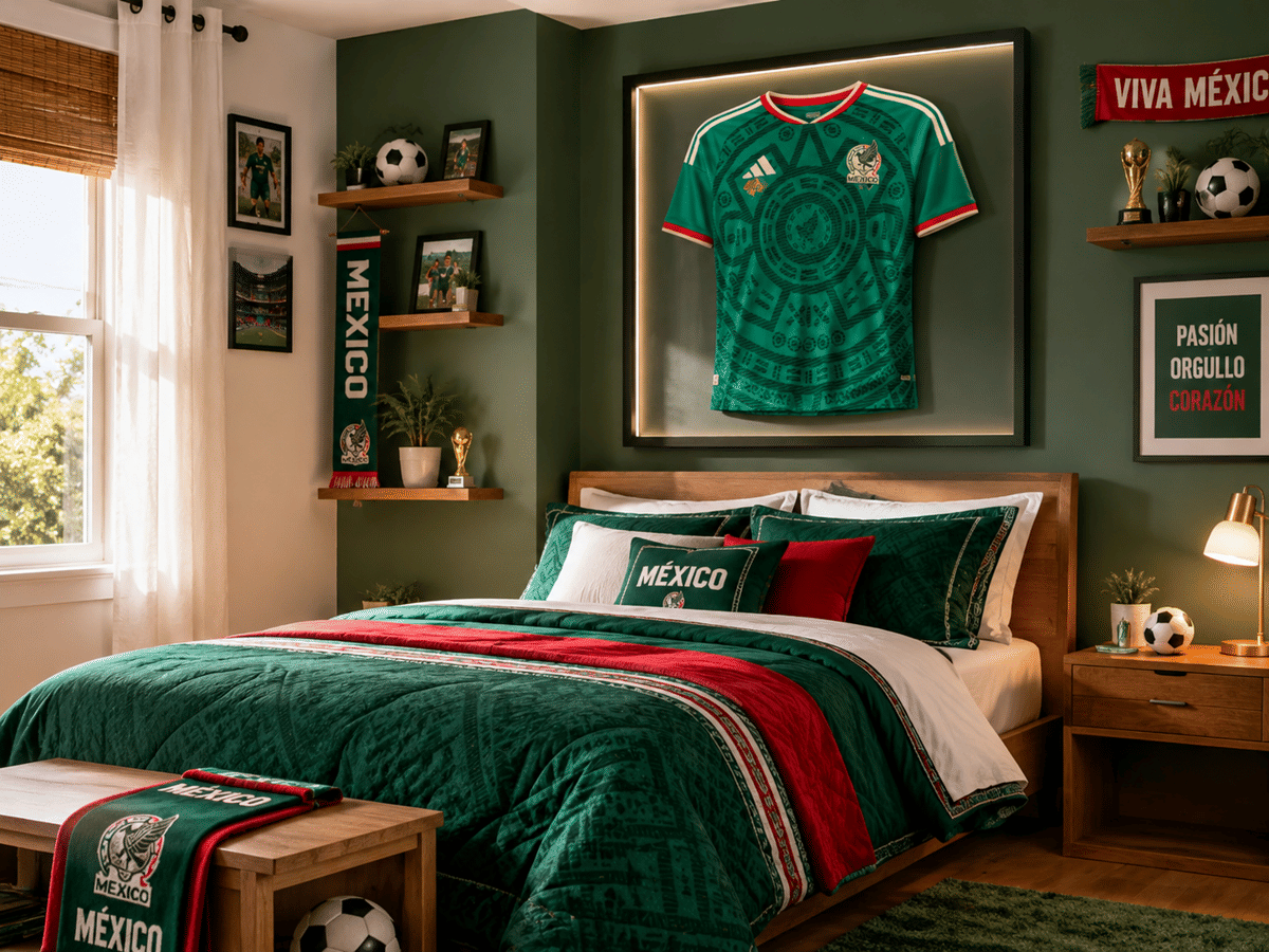 Dekorasi rumah dengan jersey bola