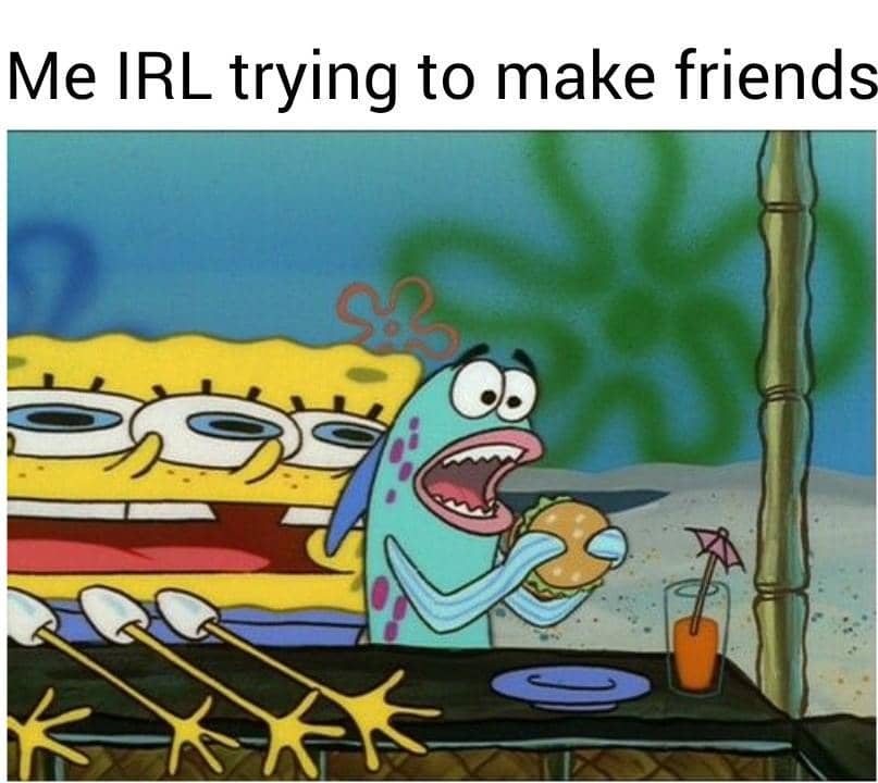 meme SpongeBob tentang komunikasi