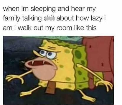 meme SpongeBob tentang komunikasi