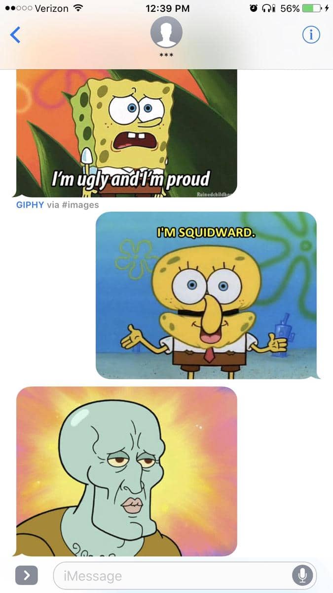 meme SpongeBob tentang komunikasi