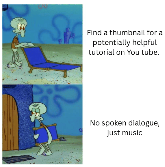 meme kartun tentang tutorial