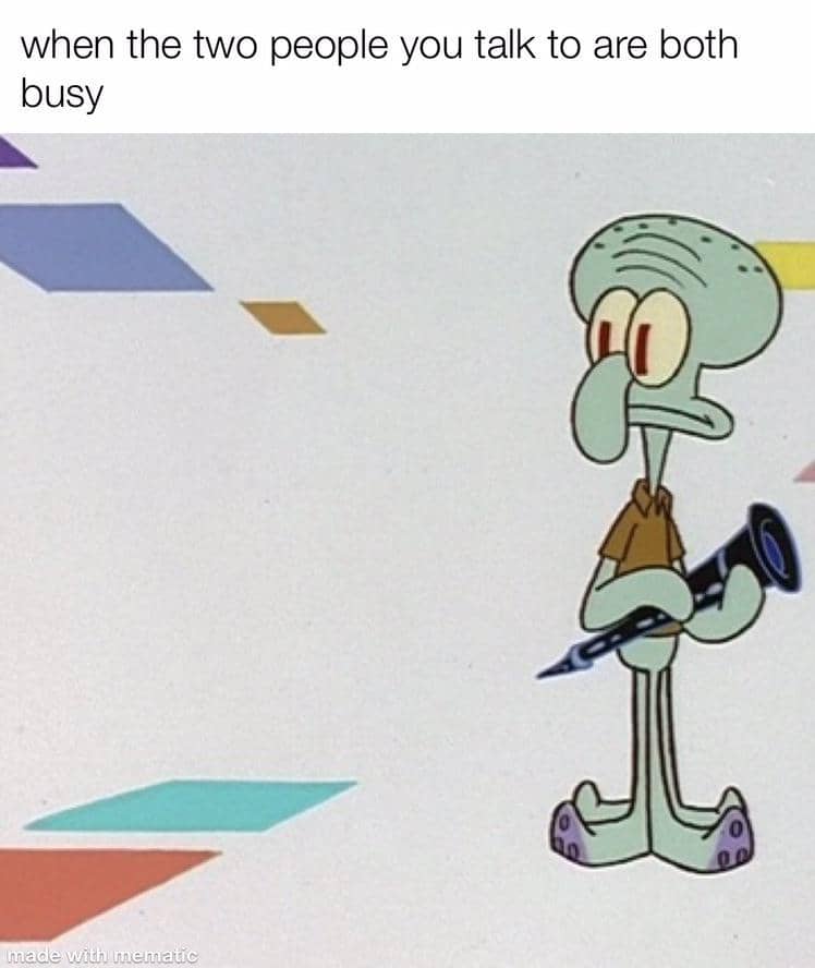 meme SpongeBob tentang komunikasi