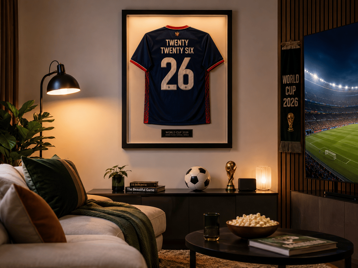 Dekorasi rumah dengan jersey bola