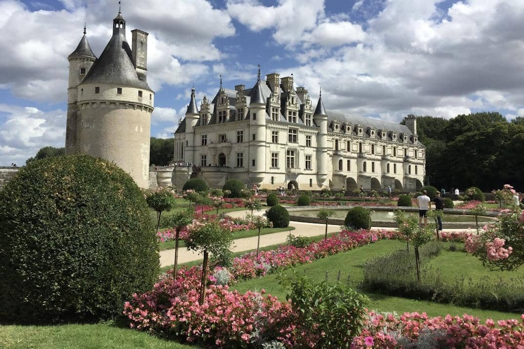 ilustrasi Château de Chenonceau