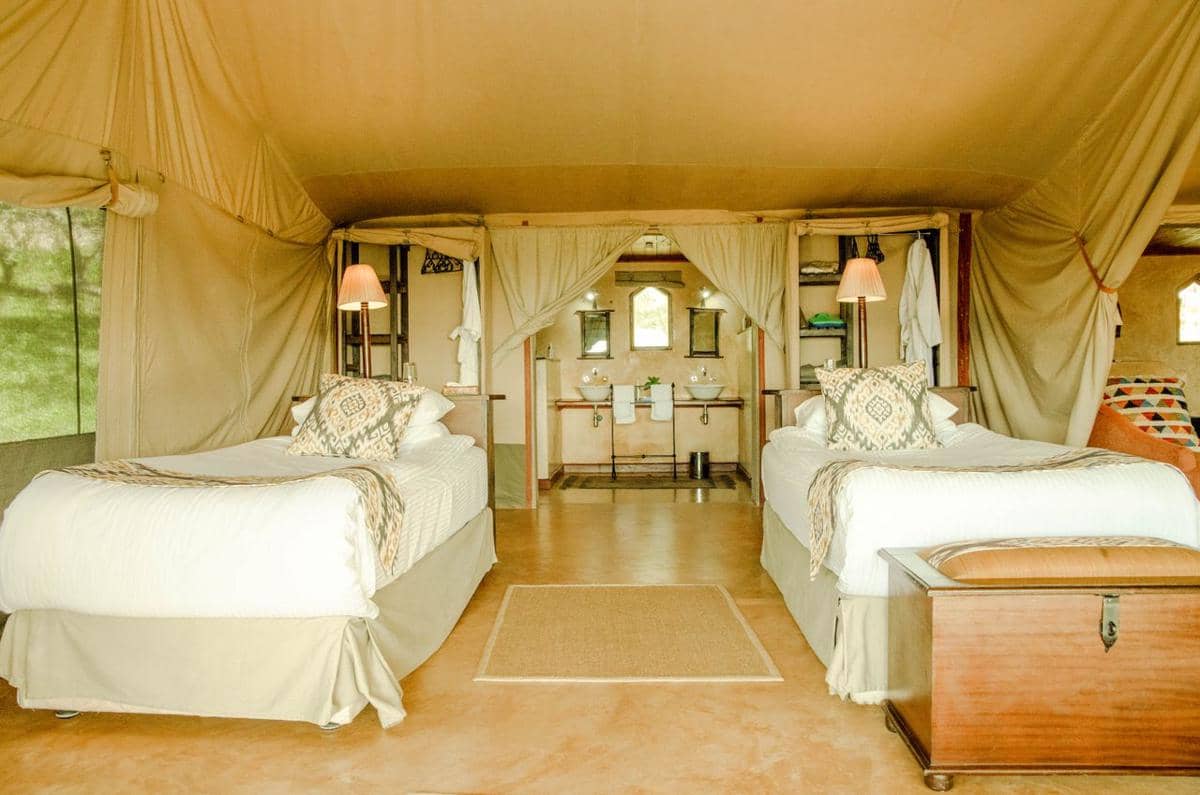 ilustrasi fasilitas glamping
