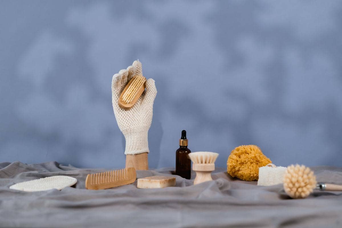 bath gloves