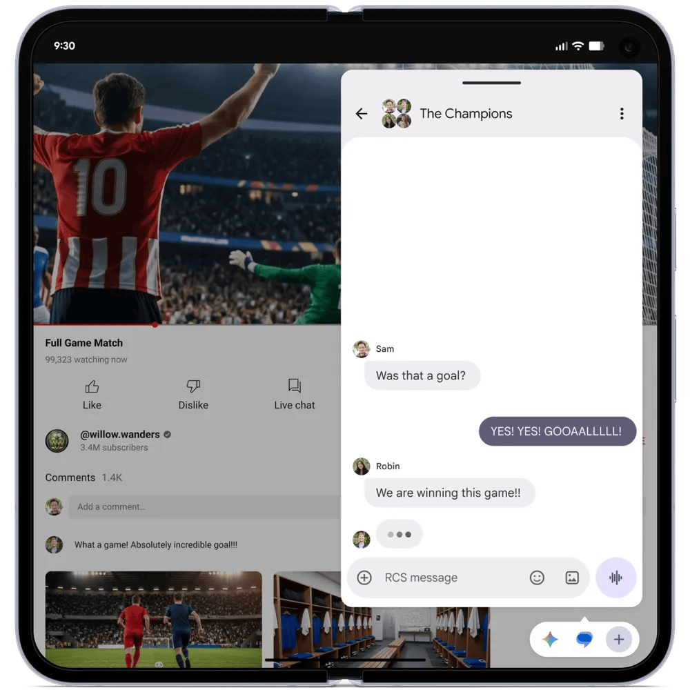 Google menghadirkan fitur Bubbles pada Android 17 
