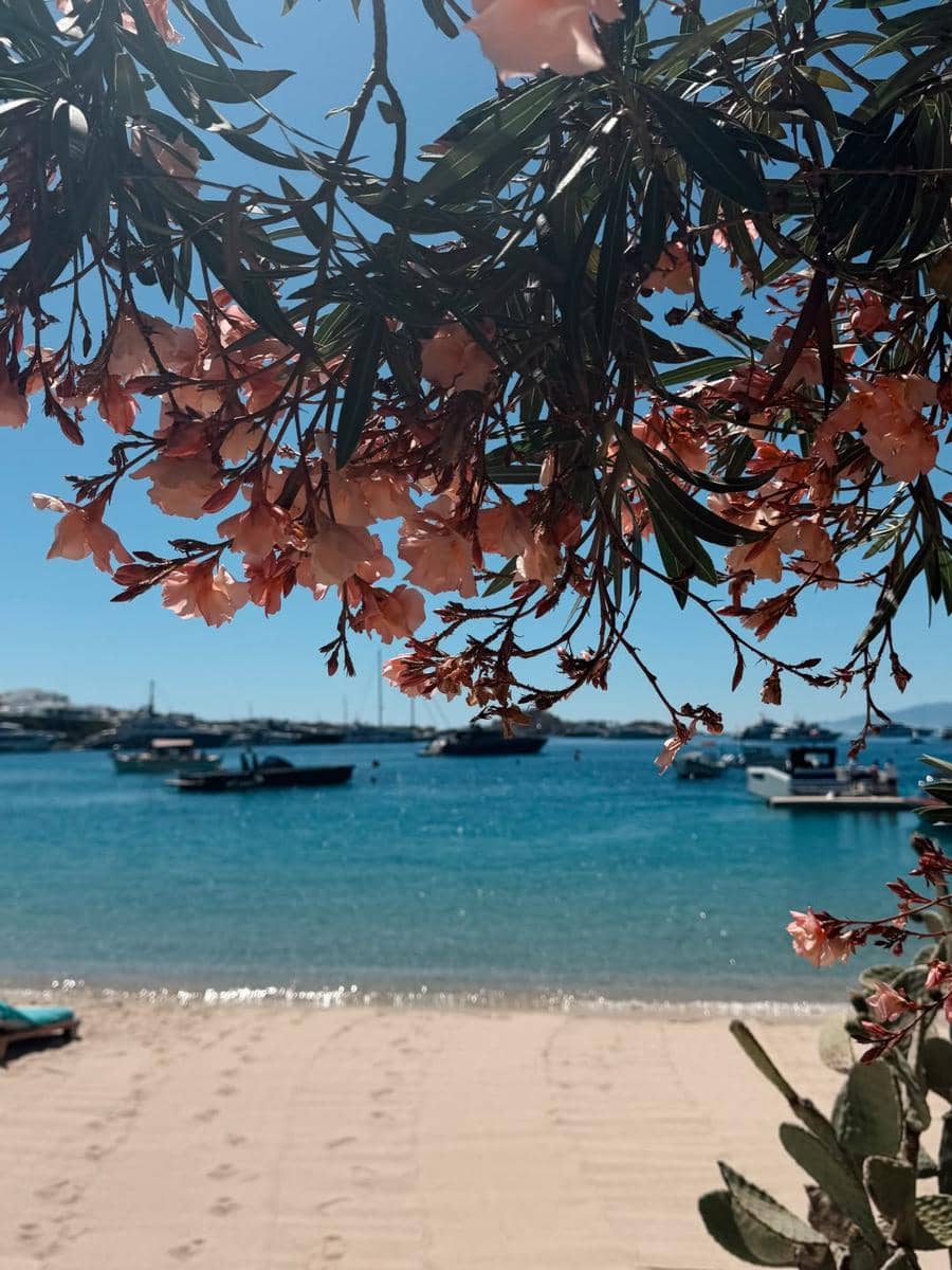 Yunita Siregar liburan di Pulau Mykonos