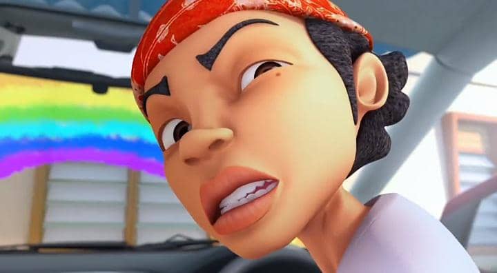 cuplikan Upin & Ipin episode Warna Warni