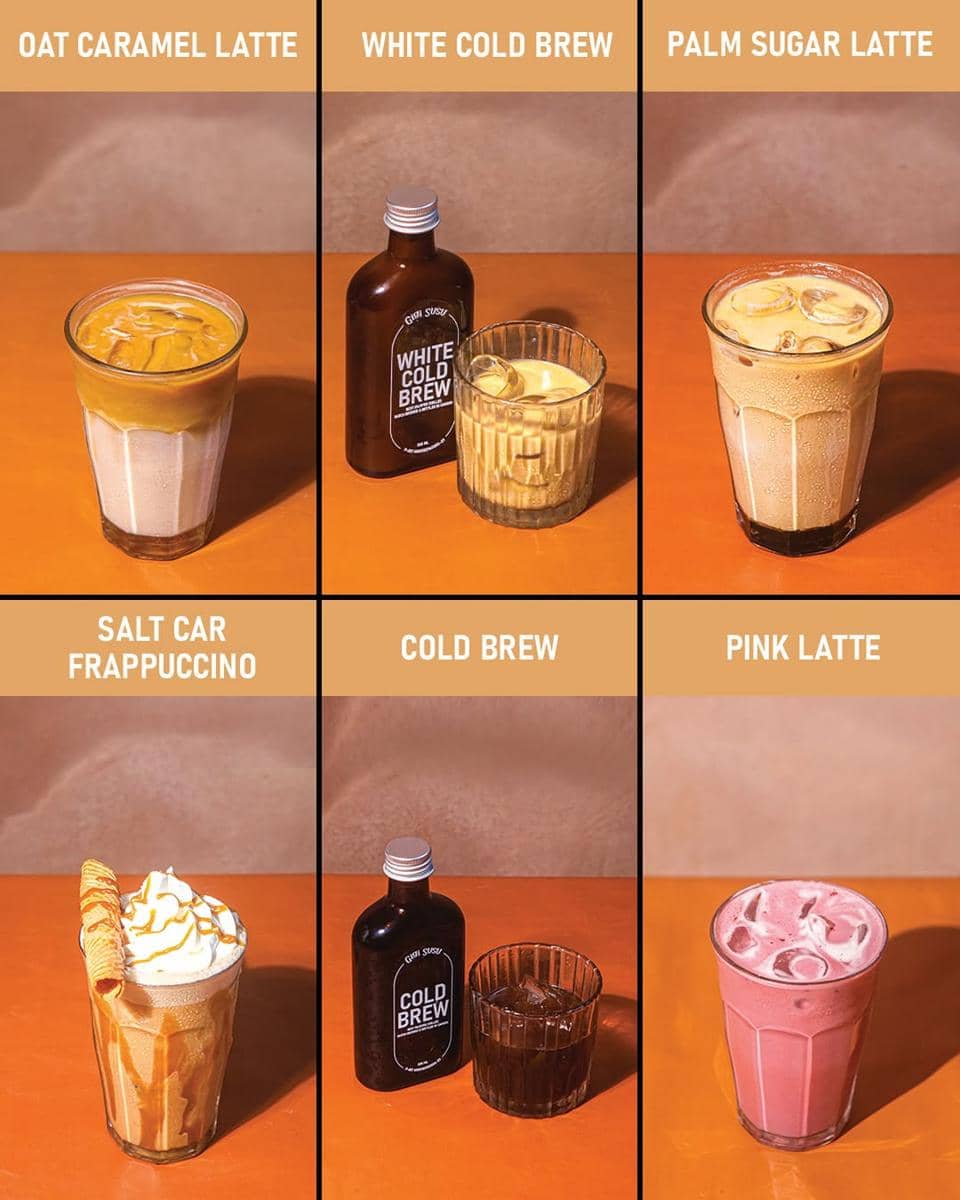 beberapa menu kopi di Gigi Susu (instagram.com/gigisusubakery)