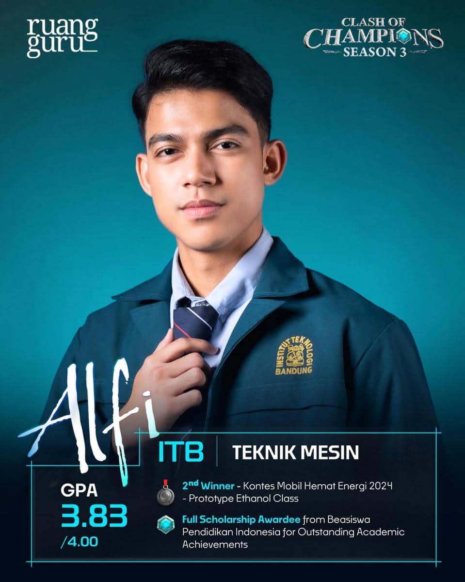Alfi, peserta Clash of Champions Season 3 Batch 2
