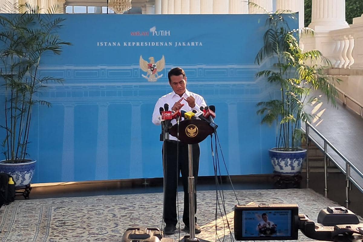 Menteri Pertanian (Mentan) Andi Amran Sulaiman di Kompleks Istana Kepresidenan, Jakarta, Kamis (18/6/2026).