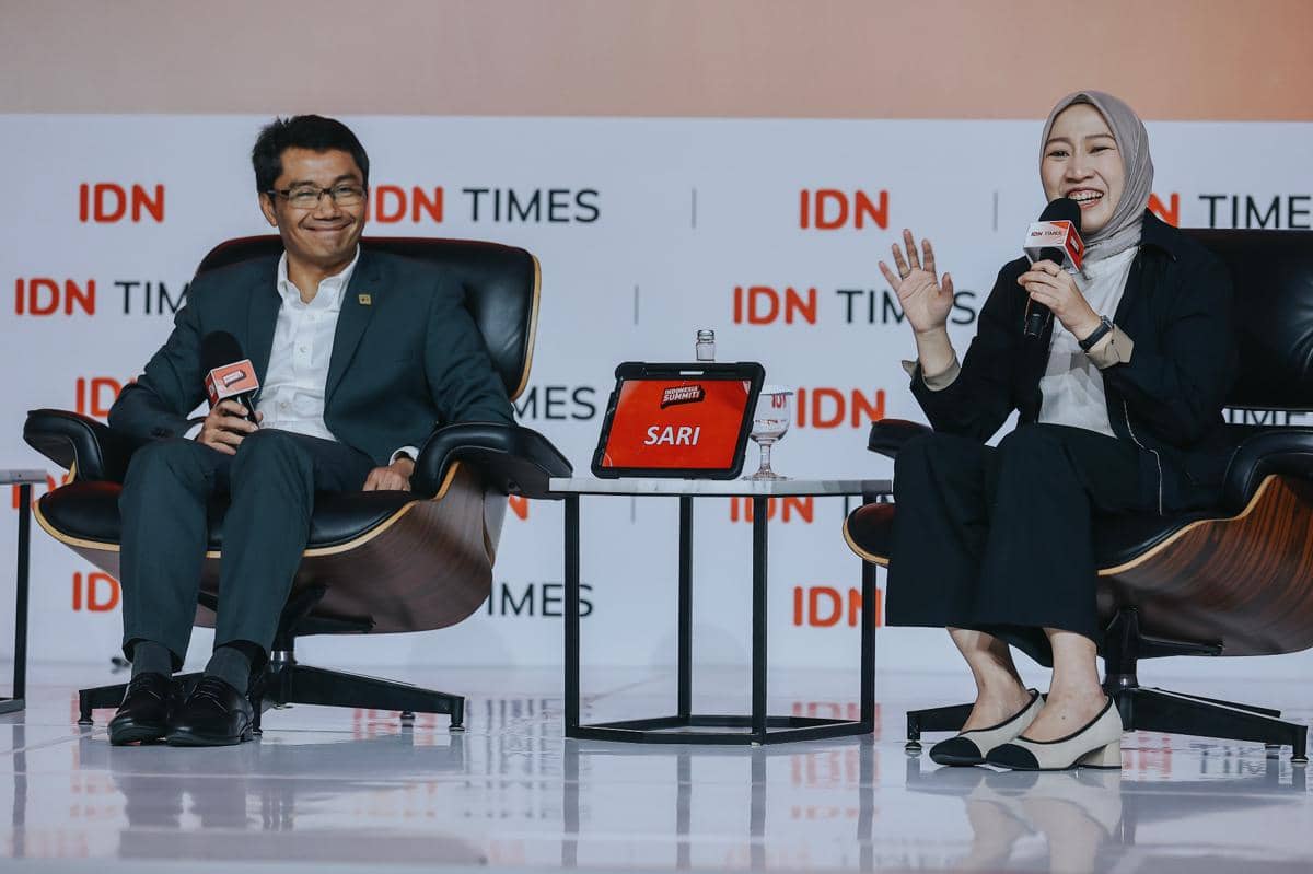 Deputy CEO & Chief R&D Officer ParagonCorp, Sari Chairunnisa dalam acara Indonesia Sumit 2026. (IDN Times/Herka Yanis)