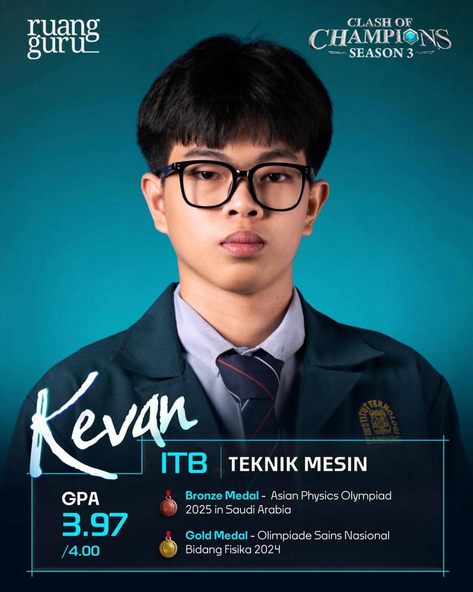 Kevan, peserta Clash of Champions Season 3 Batch 2