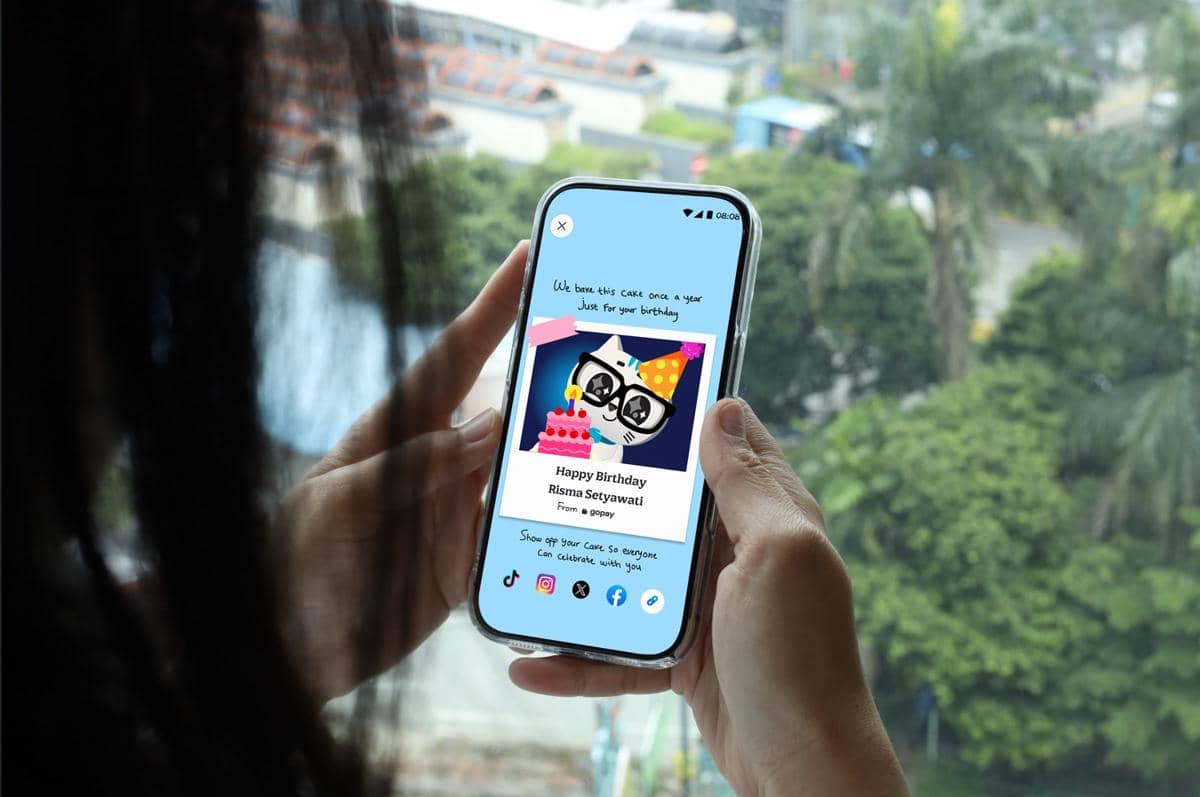 GoPay Kini Punya Fitur Ulang Tahun, Pengguna Bisa Bagikan Kartu Digital