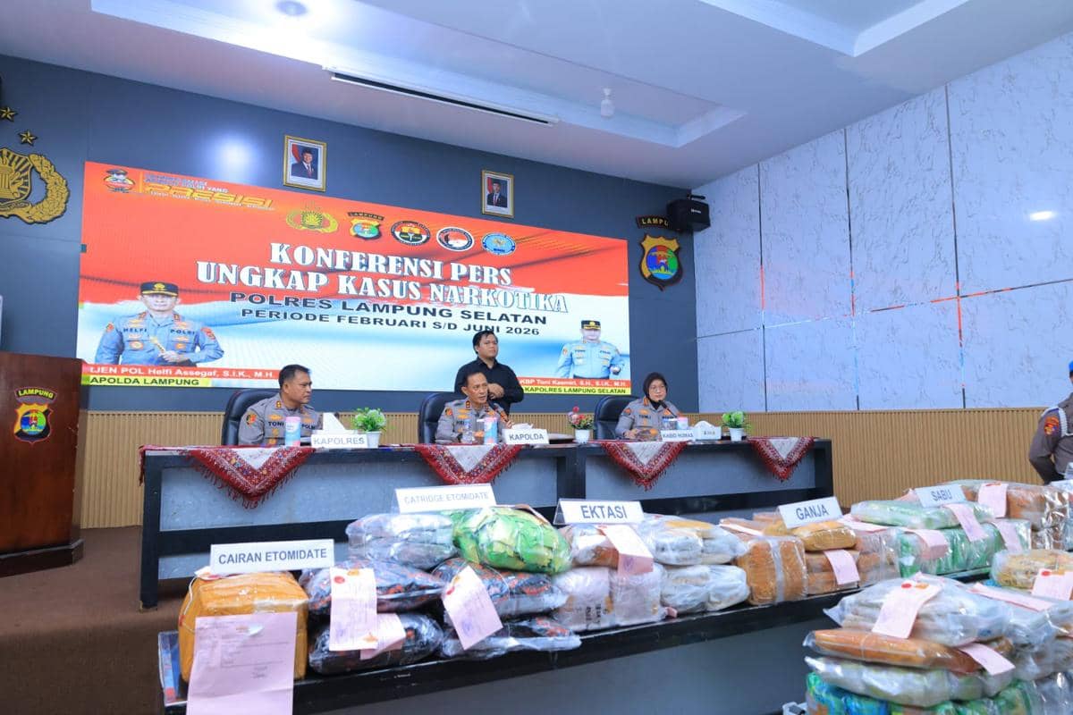 Ungkap Kasus Narkotika di Bakauheni, Polisi Sita 179,5 Kg Sabu
