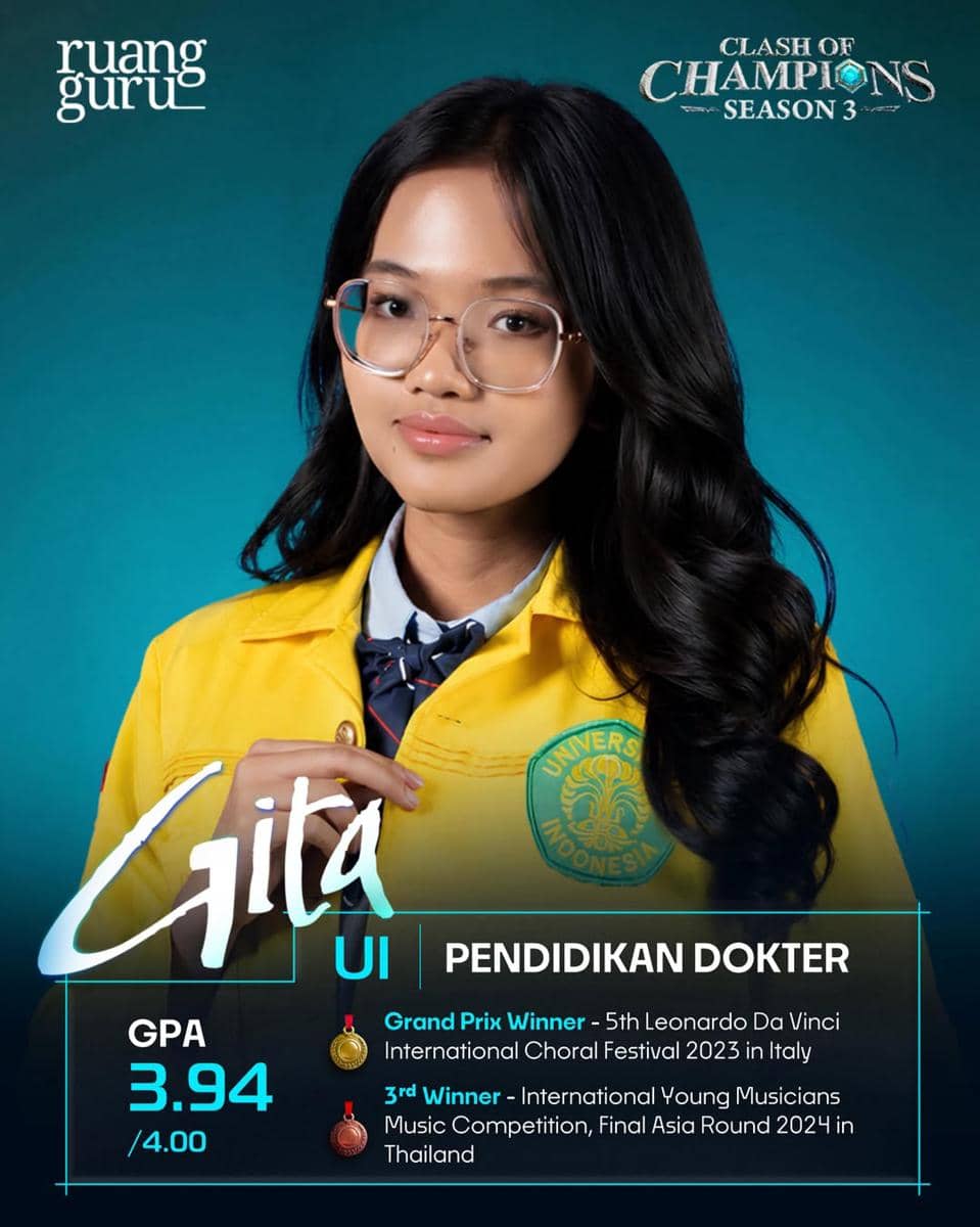 Gita, peserta Clash of Champions Season 3 Batch 2