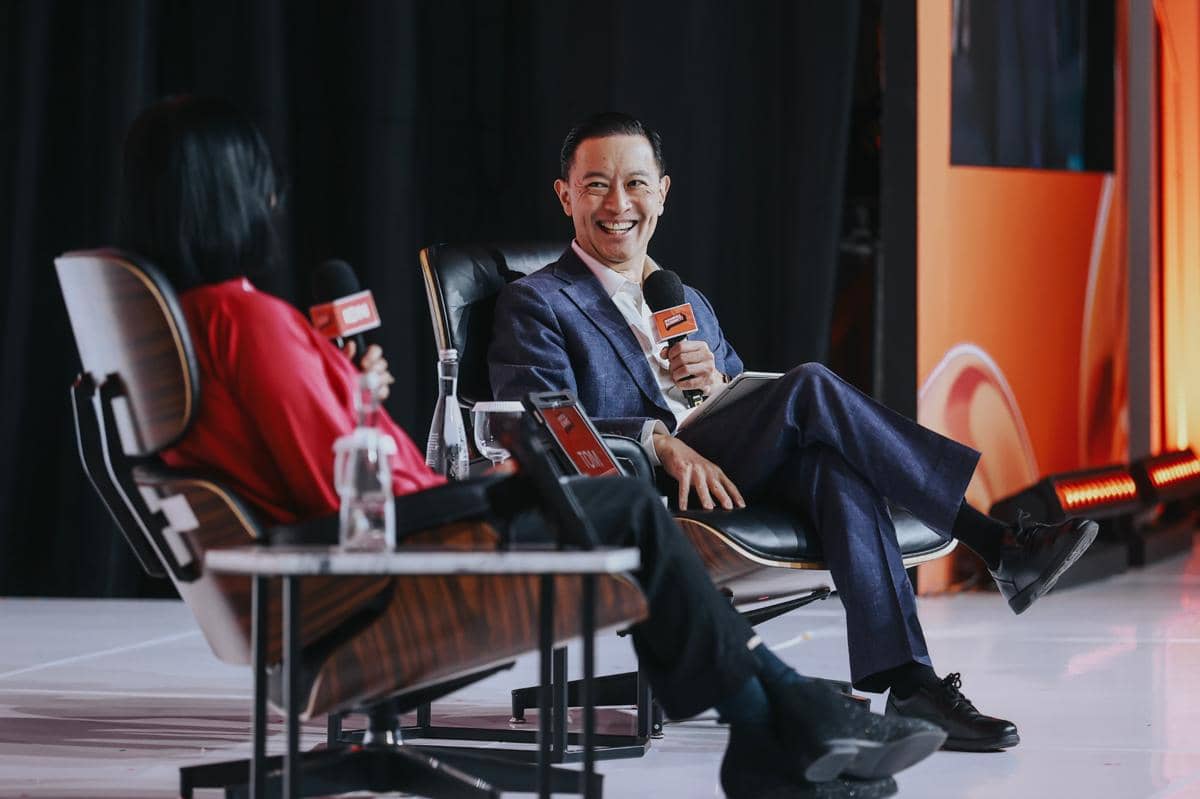 Tom Lembong dalam Acara Indonesia Summit 2026. (IDN Times/Herka Yanis)