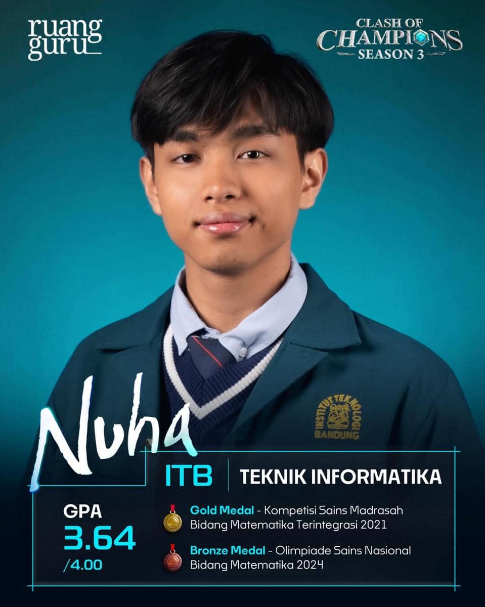 Nuha, peserta Clash of Champions Season 3 Batch 2