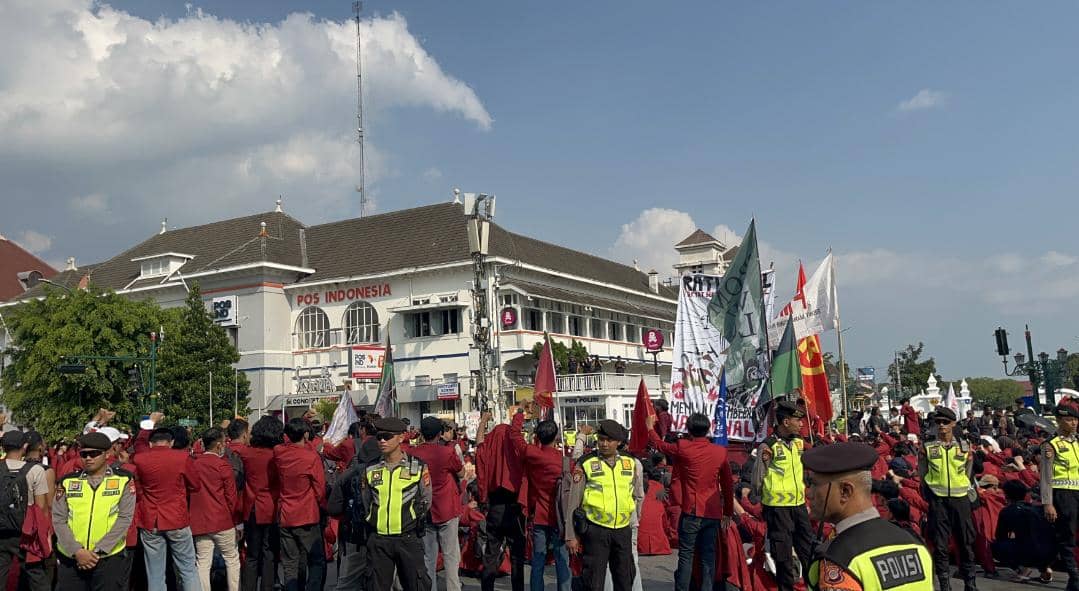Intel Tepergok di Tengah Mahasiswa UMY Usai Gelar Aksi di Titik Nol
