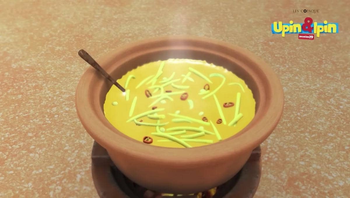 gulai kemahang di Upin & Ipin